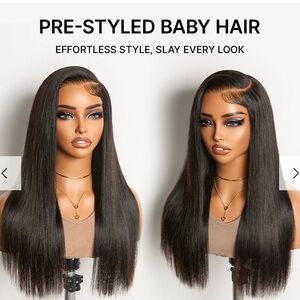 Luvme Bone Straight Wig with Baby Hair